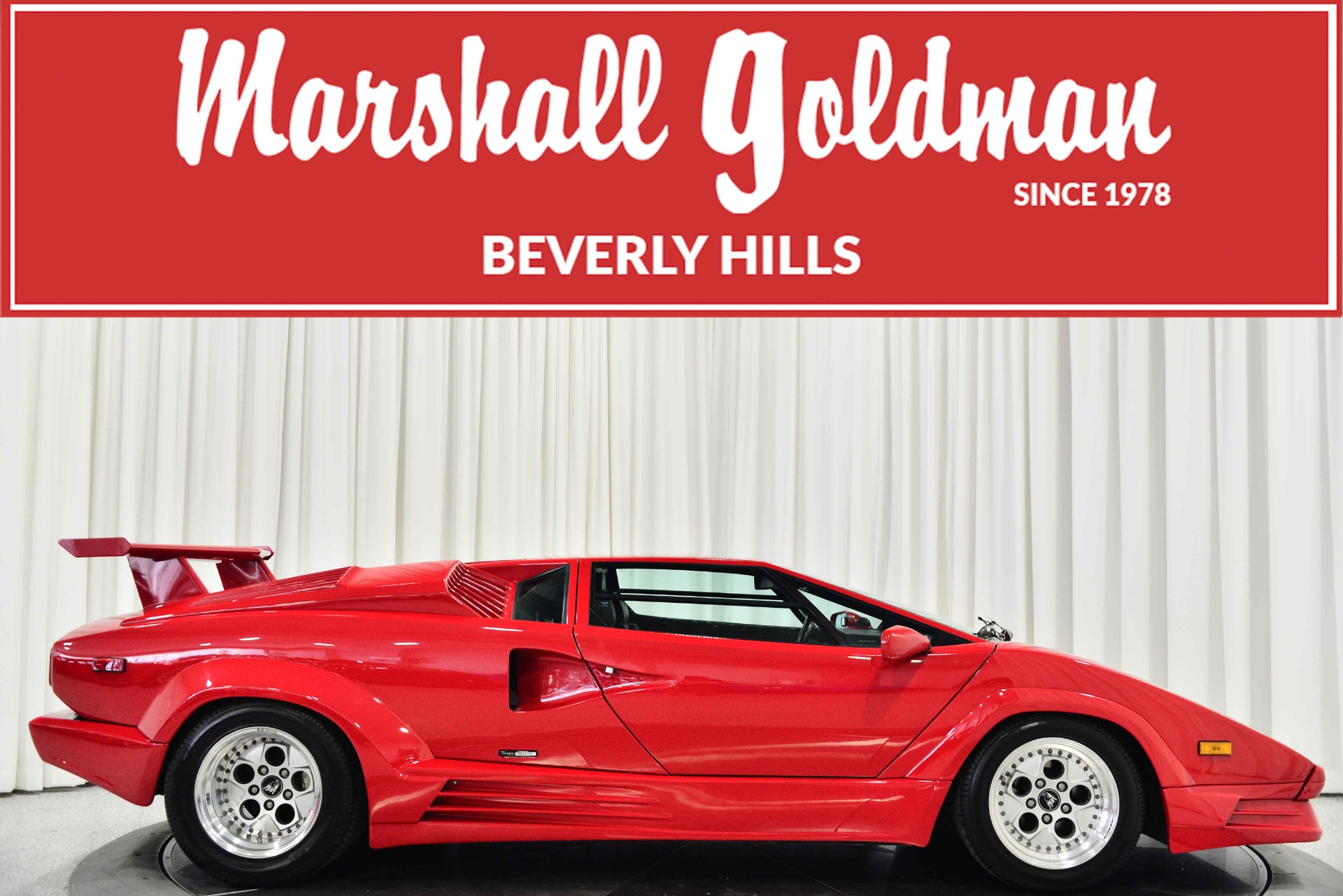 Used 1989 Lamborghini Countach 25th Anniversary For Sale ($638,900) |  Marshall Goldman Beverly Hills Stock #B23892